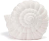 Seashell Succulent Planter Pot, Bowl & Vase, Handmade Conch Detailed White Planter, Large 9.5" Flower Plant Vase, Carved Beach Shell Decor - & Indoor Plants, Gift for Mom