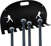 Baseball Bat Metal Organizer by Gute - Softball Bat Hanger Rack, Holds 8 Aluminum Bats, Bat Caddy for Fence, Dugouts, Garage, Mounts On Wall For Storage And Display Hardware Included 5" X 17"