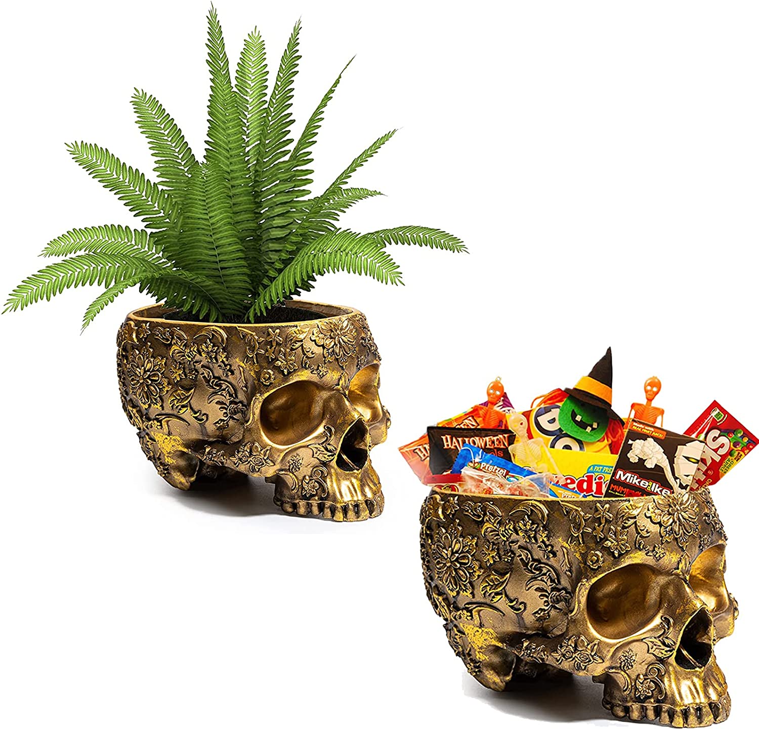 Skull Halloween Candy Bowl,