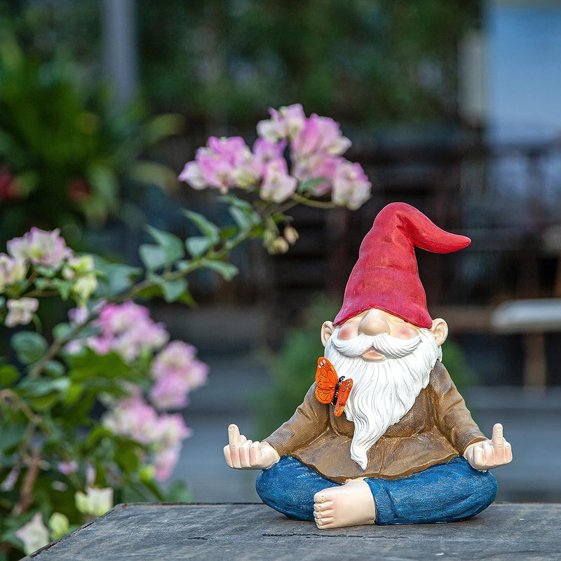 Zen Garden Gnome Statue Figurine